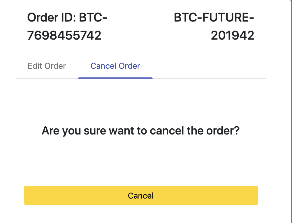 panel that Bitcoin futures and options traders can cancel their unexecuted orders at Option Pool